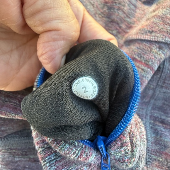 Lululemon Its Rulu Run Half-Zip size 2Women's Multicolor Long Sleeve Top - Picture 13 of 13